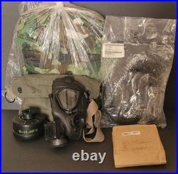 Serbia Armed Force Black M2F Phonic Gas Mask M93 Parka with US Hose & US Hood