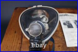 Siebe Gorman Vintage Puretha Gas Mask Respirator + Instructions Vintage 1970s