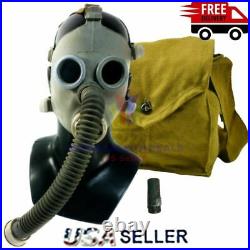 Soviet RUSSIAN GAS MASK Child Kids Youth XL Respirator Haversack Bag Air Hose
