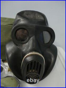 Soviet Russia USSR PBF Gas Mask Respirator Complete Kit Black Size 2