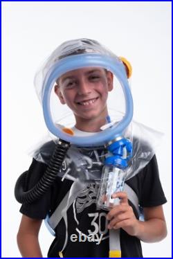 Supergum Infant & Child Gas Mask Hood Kit with Blower + Filter + Drinking Tube