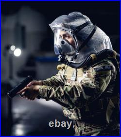 Supergum Sapphire Tactical Gas Mask NBC Protective Hood Kit + Blower & Filter