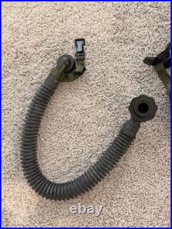 Surplus M42 Gas Mask Chemical Respirator With CVC hose And Display Filter M/L
