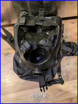 Tactical Gas Mask CM-6M Full Face Respirator for CBRN Defense with Hip Pack