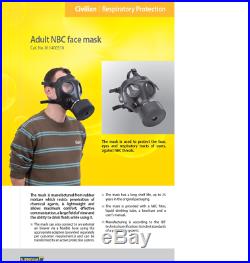 Tactical Israeli Respirator Gas Mask withSealed 40mm NATO Filter -2 PACK, Mfr 2020