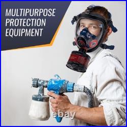 Tesoro Moda Survival Tactical Full Face Gas Mask Respirator Heavy-Duty