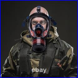 Tesoro Moda Survival Tactical Full Face Gas Mask Respirator Heavy-Duty
