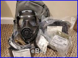 ULTIMATE FULL KIT AVON FM53 M53 Gas Mask Respirator Medium Right Handed NBC M50