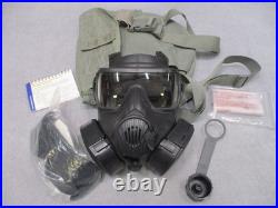 USGI Avon M50 JSGPM Gas Mask Medium CBRN Protective Mask Carrier Kit