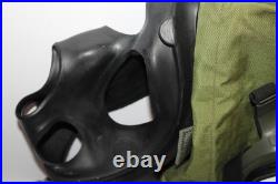 USGI M42 M45 Protective Mask size Medium with Filter Hose Hood & Bag NOS