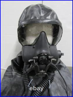 USMC USN Pilot Aircrew NBC Gas Mask MK 5 AR5 Respirator 1980s N&Z Aviation NOS