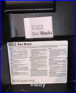US Goverment Approved MSA Gas Mask With Large Oxygen Canister