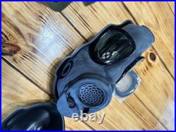 US M17 A2 Gas Mask MSA with Filter Canvas Bag Size Extra Small 1986 New Old Stock