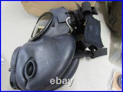 US M17 A2 Gas Mask MSA with Filter Canvas Bag Size Small 1984 Unused New Old Stock