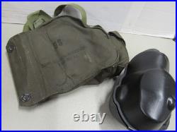 US M17 A2 Gas Mask MSA with Filter Canvas Bag Size Small 1984 Unused New Old Stock
