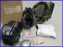 US M17 A2 Gas Mask MSA with Filter Canvas Bag Size XSmall XS 1985 New Old Stock