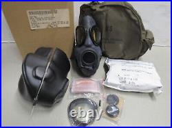 US M17 A2 Gas Mask MSA with Filter Canvas Bag Size XSmall XS 1985 New Old Stock
