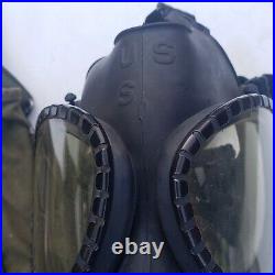 US Military Issue MSA Gas Mask Respirator Size S with Bag-broken button
