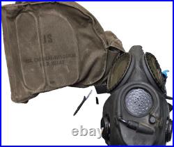 US Military M17 A2 Gas Mask NBC Respirator Small With Bag