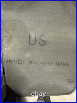 US Military M40/42 Gas Mask Medium M01C02 Protective Respirator Army & Accessory