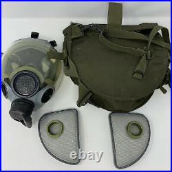 US Military MCU/2 Gas Mask Respirator Size Small with Bag 1974