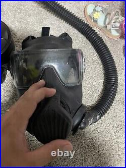 US Military Surplus Avon M50 Gas Mask NBC Full Face Respirator Large Used/ C420