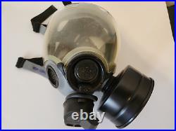 US Military Surplus MCU/2P MSA Gas Mask Full Face Respirator Large Size withVisor