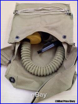 US WWI Corrected English Model Gas Mask Respirator and Bag
