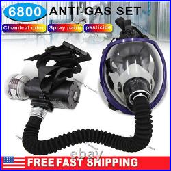 Universal Electric 6800 Full Face Gas Mask Chemical Paint Spray Respirator US