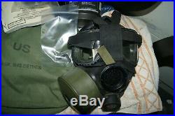 Us M40 Gas Mask 1-filter Lens Size Medium Manual