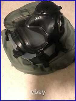 Used Avon Full Face Respirator M50 Gas Mask CBRN NBC Protection MEDIUM