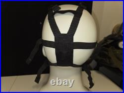 Very Rare US MSA Advantage 1000 Gas Mask Tan Rubber With Filters 1994
