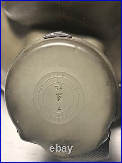 Vintage Korea War US Army 1952 M9A1 Gas Mask and Respirator with Bag ML