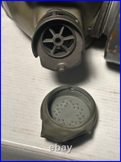 Vintage Korea War US Army 1952 M9A1 Gas Mask and Respirator with Bag ML