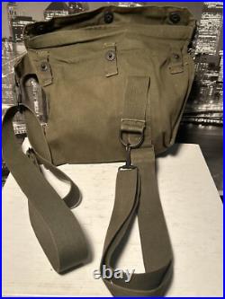 Vintage Korea War US Army 1952 M9A1 Gas Mask and Respirator with Bag ML