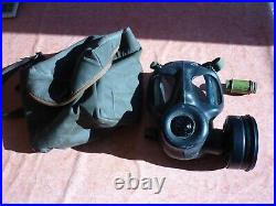 Vintage LBR Co 1973 SR6 N British Army Full Face GAS MASK SAS Respirator + bag