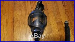 Vintage MSA Firemans Gas Mask With Hose Pat# 4,007,758 Good Shape