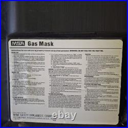 Vintage MSA Gas Mask Type GML with Case Manual Industrial Respirator Mine Safety