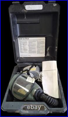 Vintage MSA Gas Mask Type GML with Case Manual Industrial Respirator Mine Safety