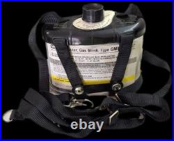 Vintage MSA Gas Mask Type GML with Case Manual Industrial Respirator Mine Safety