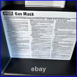 Vintage MSA Type GMP Gas Mask Respirator Canisters Harness Hard Case Mine Safety