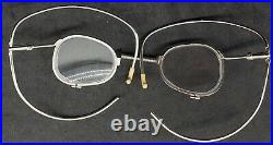 Vintage United States Military M-17 Respirator Glasses Spectacles gas mask