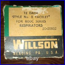 Vintage WILLSON 800C Respirator FACELET LOT NOS Industrial Safety PPE 20-20932