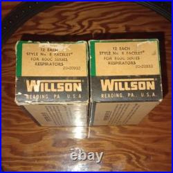 Vintage WILLSON 800C Respirator FACELET LOT NOS Industrial Safety PPE 20-20932