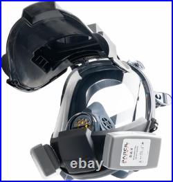 WF-100 Full-Face Welding Respirator Gas Mask Welding Hood with Dual P3 Cartrid