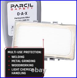 WF-100 Full-Face Welding Respirator Gas Mask Welding Hood with Dual P3 Cartrid