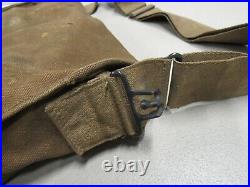 WW1 US Army AEF Gas Mask Respirator HARD & BRITTLE with Carry Bag 1917 Dated
