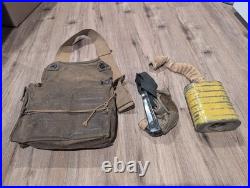 WW1 US Small Box Respirator SBR Gas Mask with Carry Bag