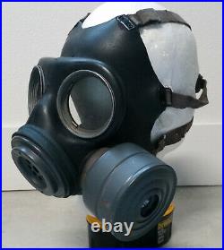 WWII 1944 British MKIIA Light Anti Gas Respirator Mask with 60mm Filter Bag Manual
