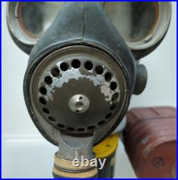 WWII'42 British Army Mk. V General Service Respirator Gas Mask with Filter Normal